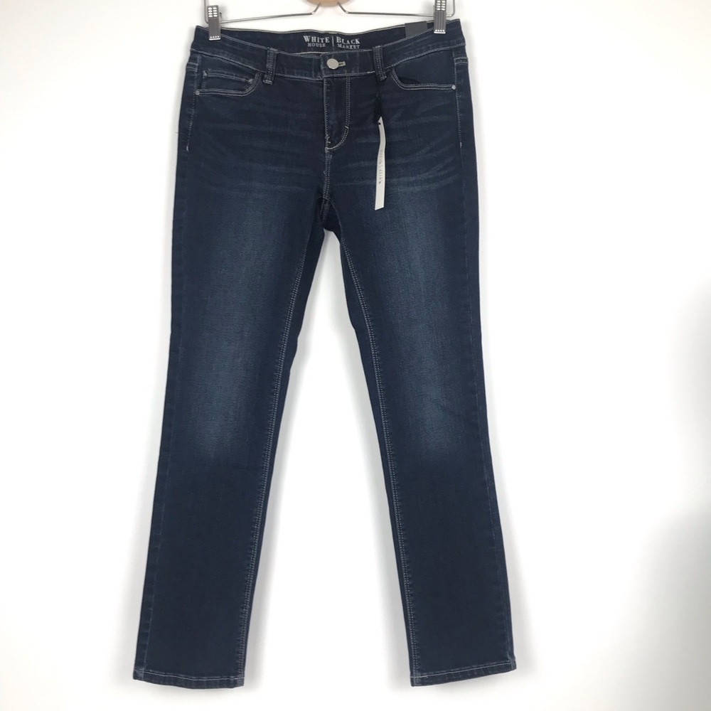 NWT White House Black Market Short Skinny Denim